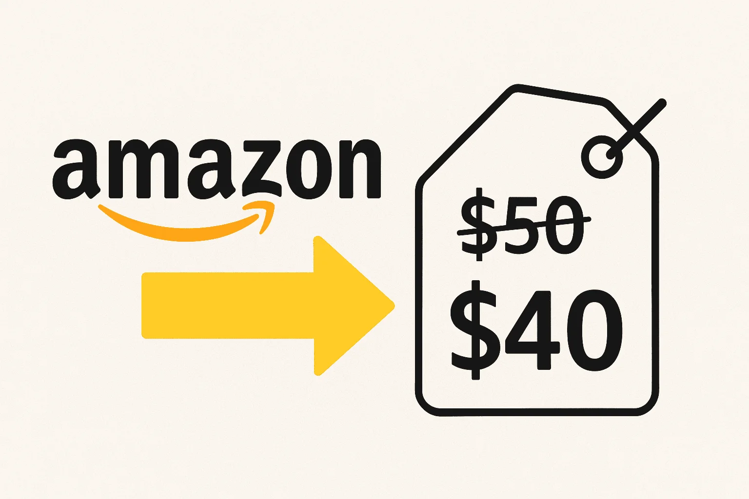 amazon better price available illustration showing cheaper deal comparison and price drop concept