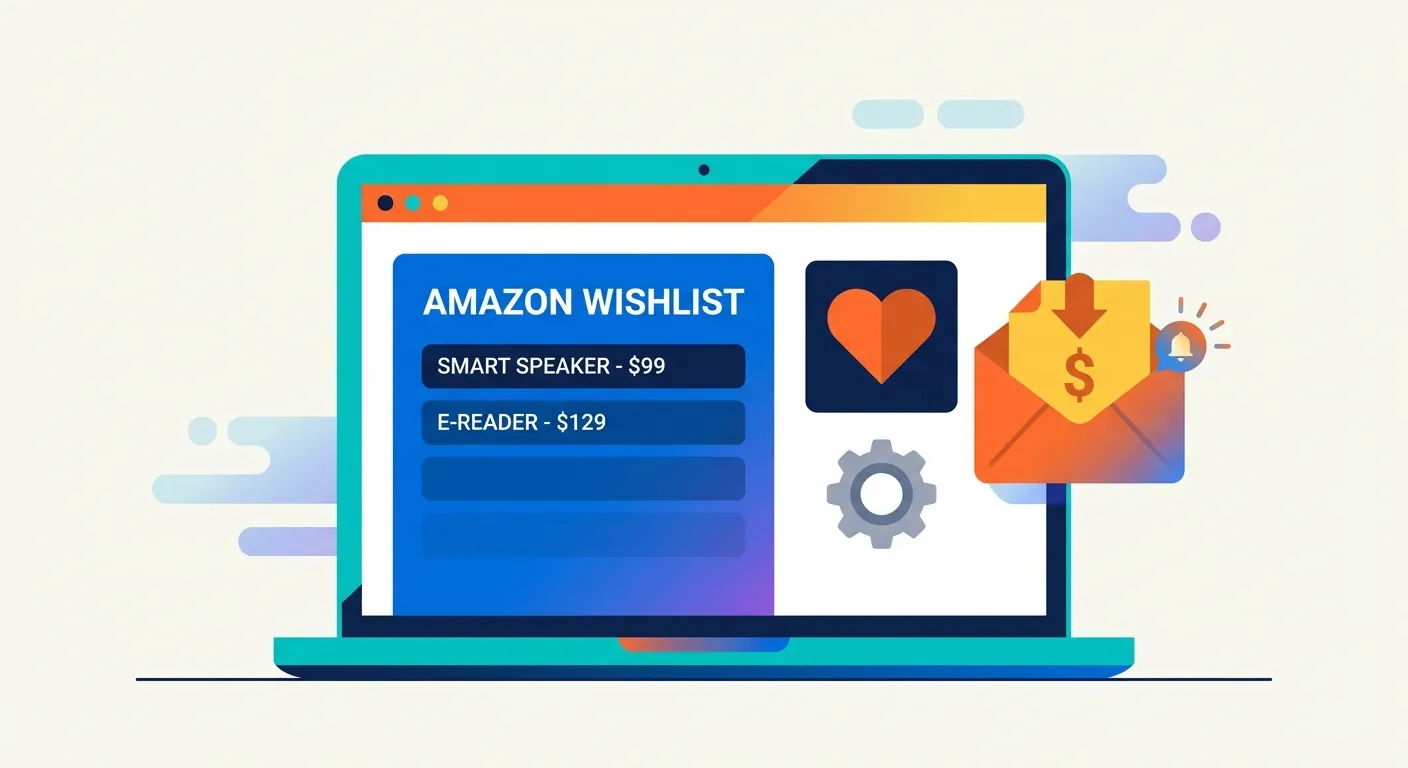 Step-by-step Wish List notification setup in Amazon account settings