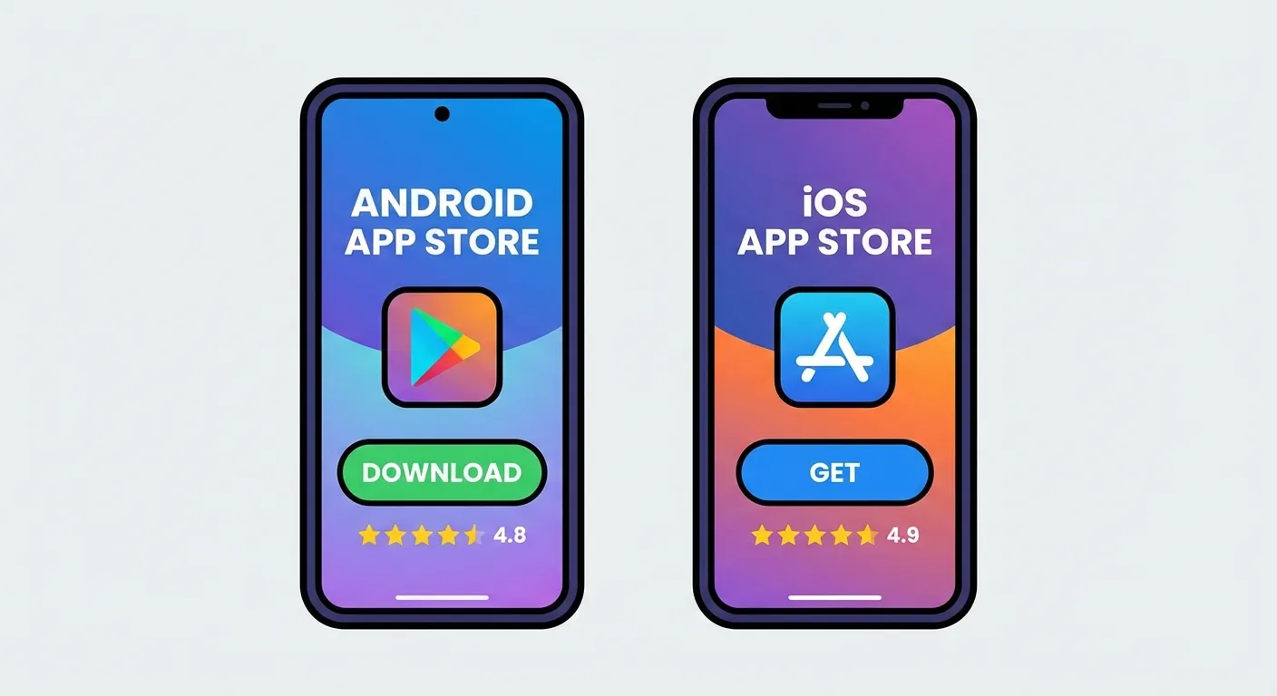 Keepa app download screens on Android and iOS app stores