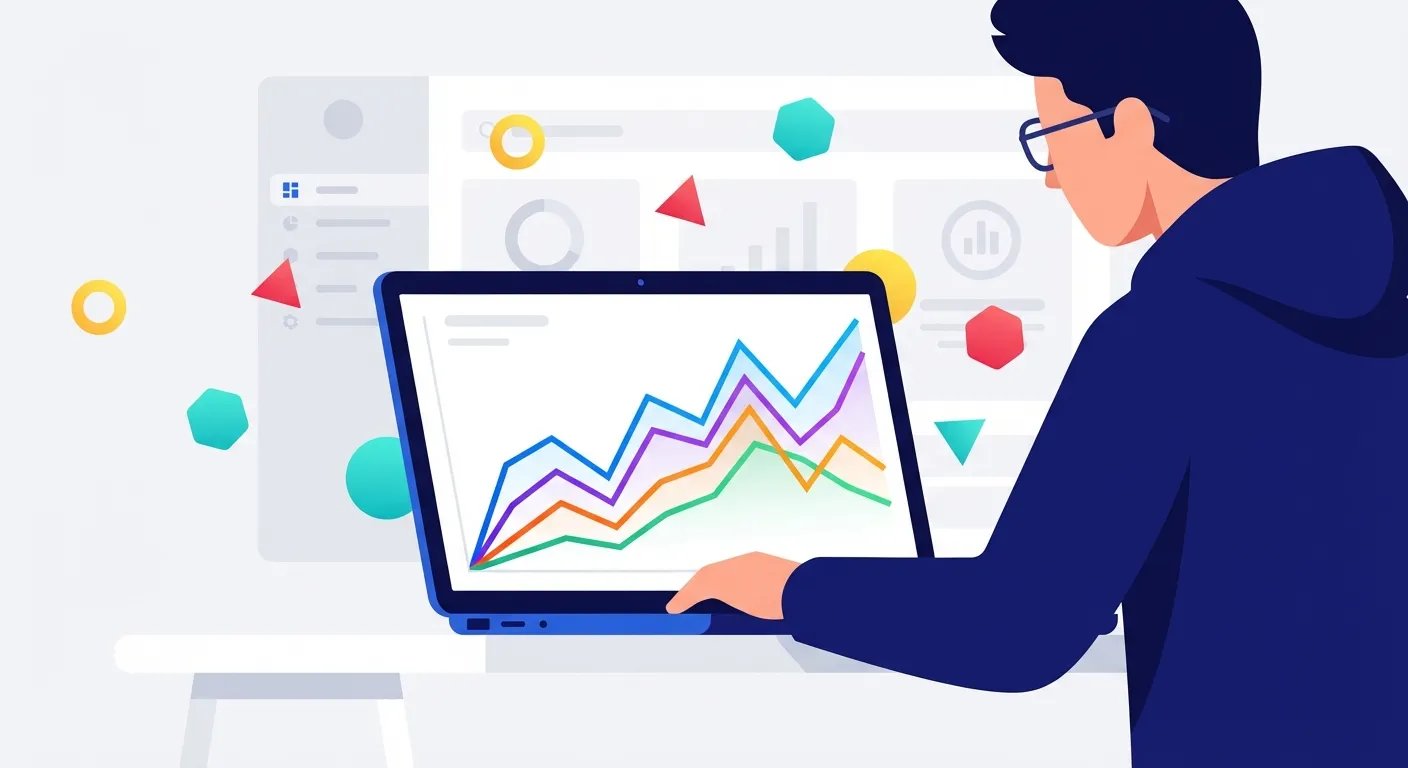Keepa chart analysis showing price history lines and sales rank data