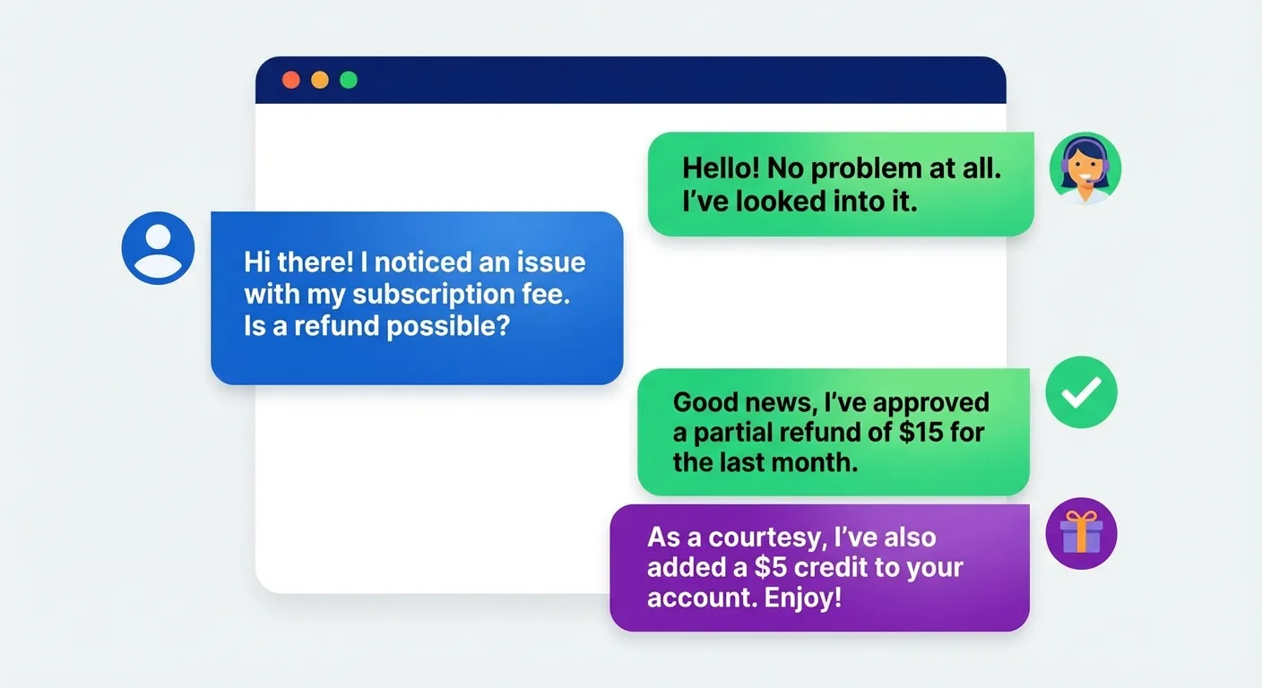 Amazon customer service providing courtesy credit for price drop